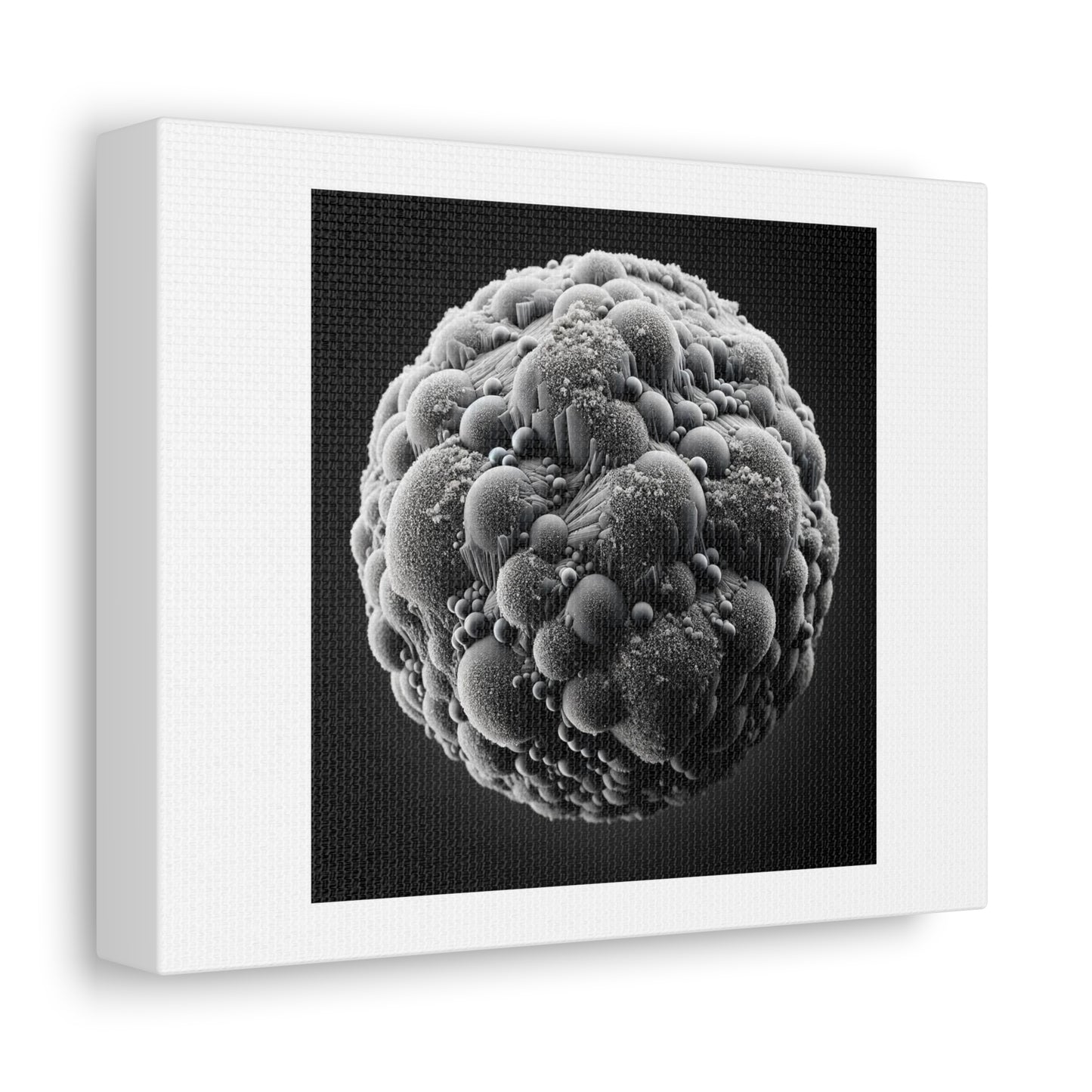 Dry Water Under a Microscope 'Designed by AI' Art Print on Canvas