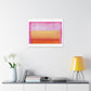 Pink Abstract Palette Knife Painting, Canvas Art Print