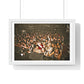 Crowd at Hip Hop Concert, Retro Photography (2017) from the Original, Framed Print
