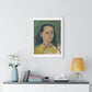 Portrait of a Woman (1920) by Arnold Peter Weisz Kubínčan, from the Original, Framed Art Print