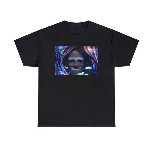 Surrealism Mask Opening the Veil of Life, Graphic T-Shirt