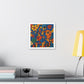 Love and Life Art in the Style of Joan Miro 'Designed by AI' Canvas Art Print