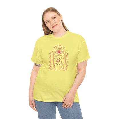 Woman Up! Girl Power Cotton T-Shirt