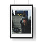 Raw Art Street Scene 'Designed by AI' Framed Art Print