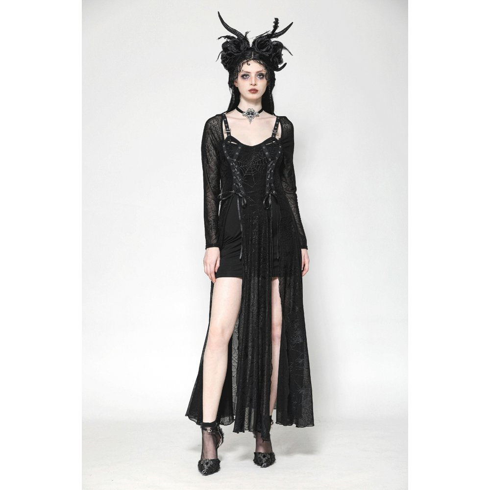 Dark in Love Jax Elegant Spider Long Dress