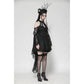 Dark in Love Gem Gothic Vine Lace-Tail Dress