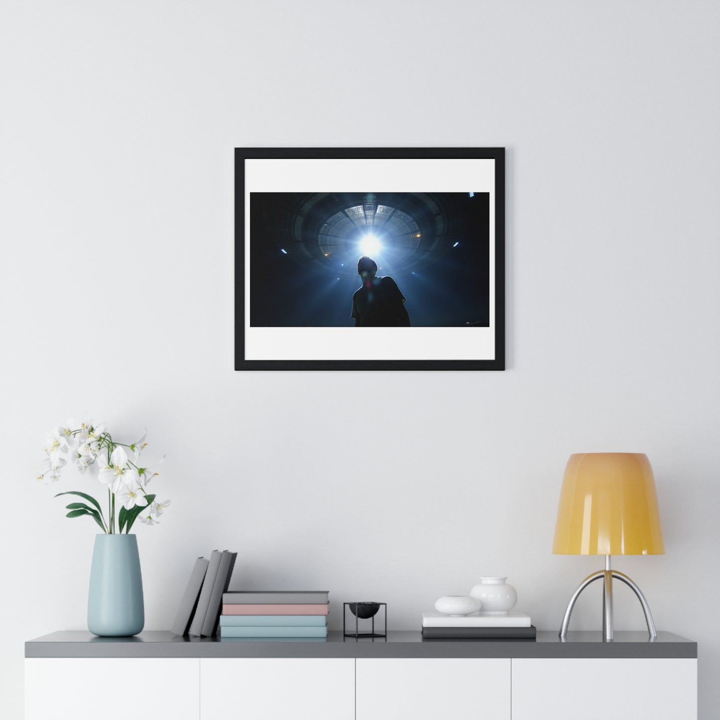 Last Moments Before the Abduction 'Designed by AI' Framed Art Print