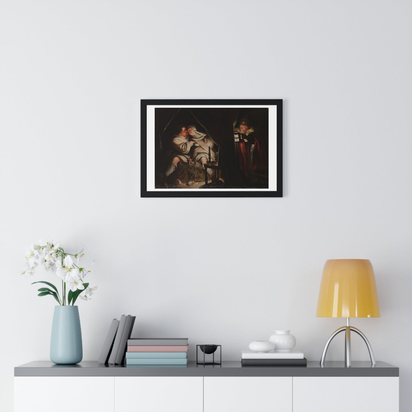 Satire on Celibacy (1600-1649) by Anonymous Artist, From the Original, Framed Print