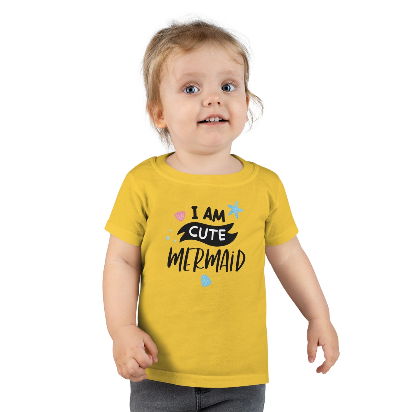 I Am Cute Mermaid Toddler T-Shirt