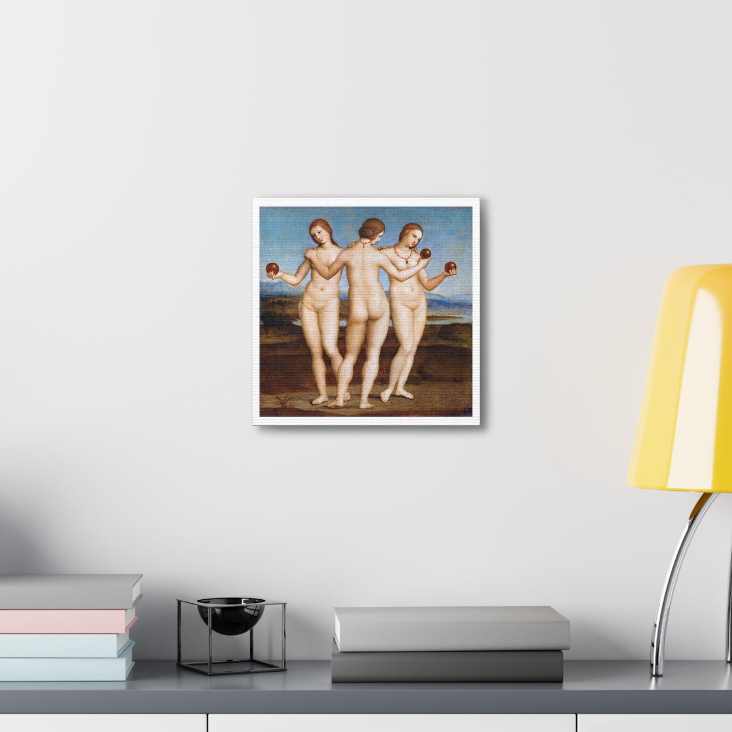 The Three Graces (1504) by Raphael, Canvas Art Print from the Original