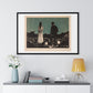 Two People. The Lonely Ones (1899) by Edvard Munch, from the Original, Framed Print