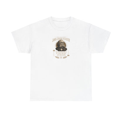 James Joseph Sylvester on Mathematics and Divine Order, Philosophy Tribute T-Shirt