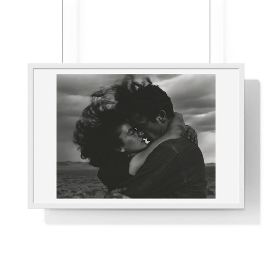 Nothing Else Matters, Romantic Black and White Photographic Art, Large Framed Print