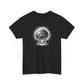 Distressed Moon with Horn Emblem, Goth T-Shirt