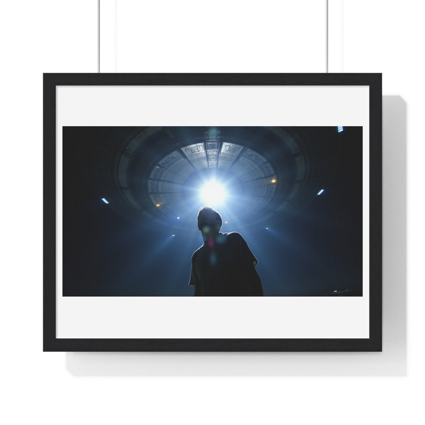 Last Moments Before the Abduction 'Designed by AI' Framed Art Print