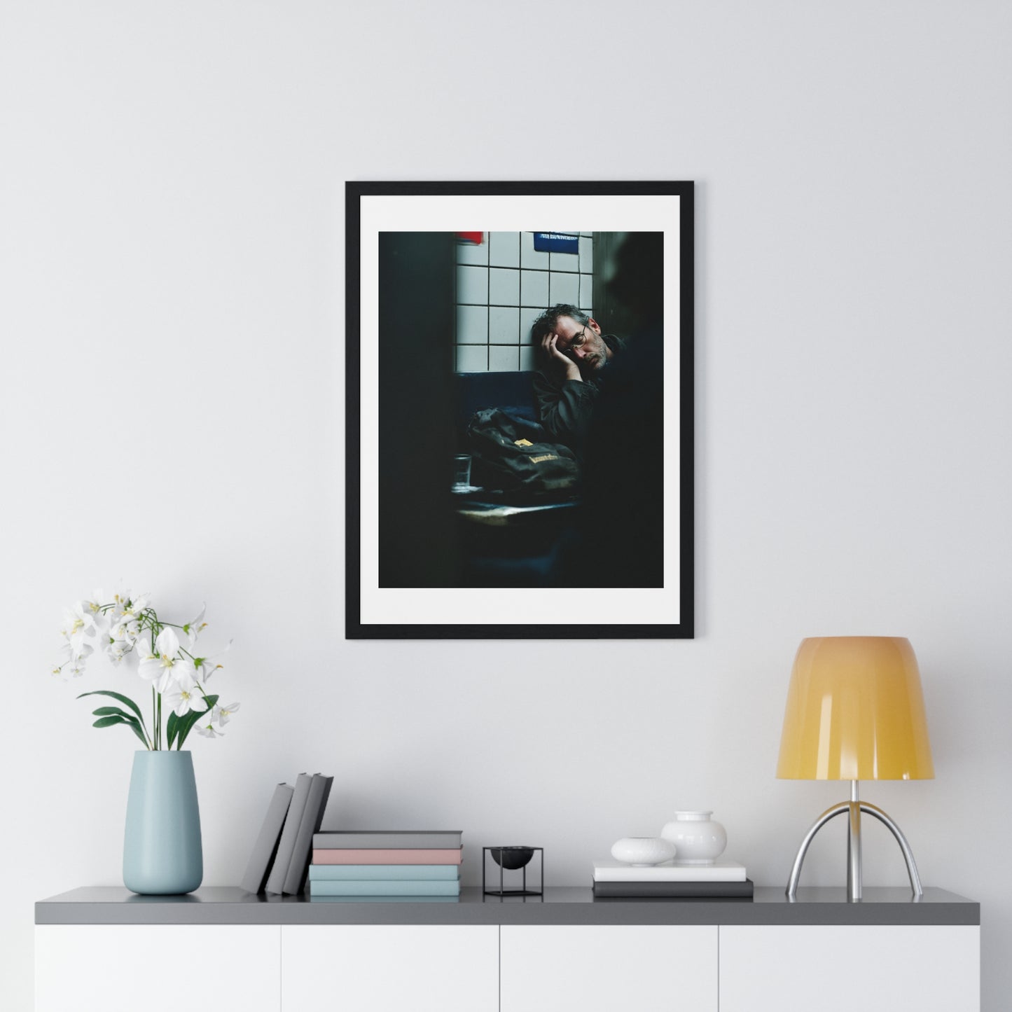 Raw Art Street Scene II 'Designed by AI' Framed Art Print