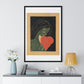 The Heart (1898–1899) by Edvard Munch, from the Original, Framed Print