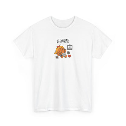 Little Miss OnlyFans, Funny Mr Men Cartoon Art T-Shirt