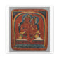 Initiation Card 'Tsakali' Avalokitesvara (circa 1420), Tibet, Art Print from the Original on Canvas