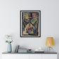 Man's Face by Arnold Peter Weisz Kubínčan (1927) from the Original, Framed Art Print
