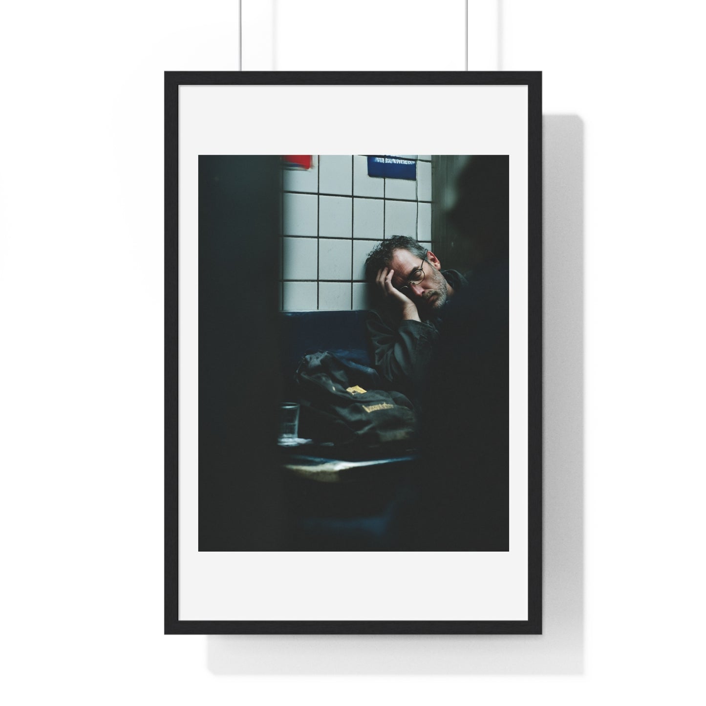 Raw Art Street Scene II 'Designed by AI' Framed Art Print