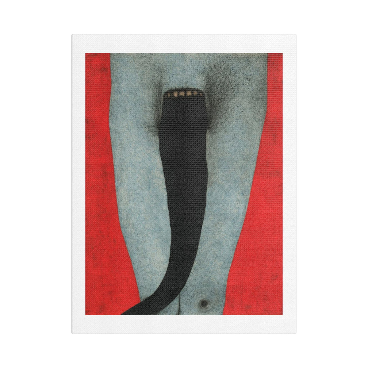 Tongue,  Neo-Surrealism, Art Print on Satin Canvas, Stretched