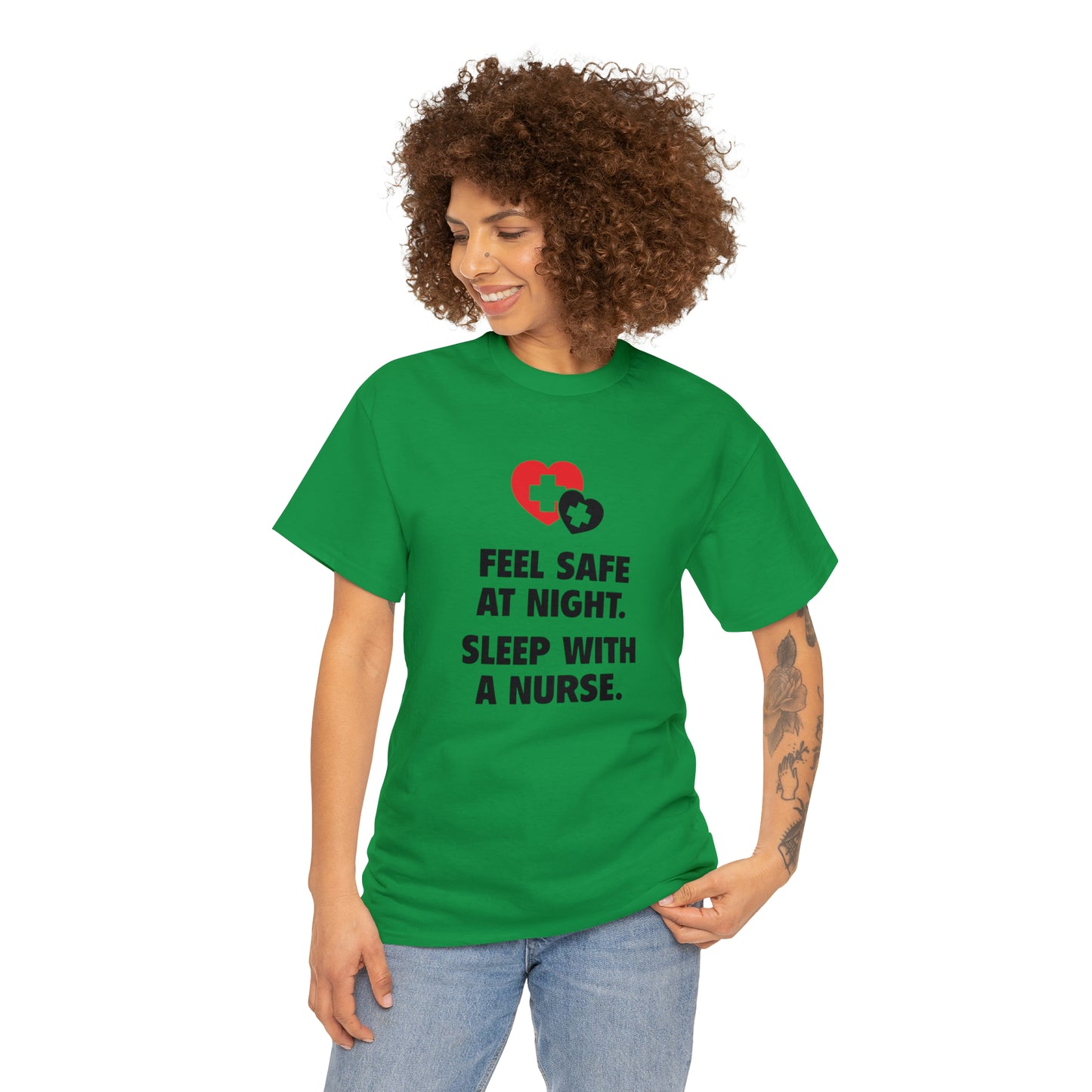 Feel Safe With a Nurse Funny T-Shirt