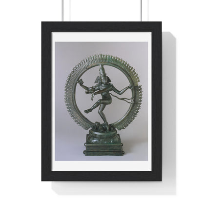 Shiva, King of Dancers, Performing the Dance of Cosmic Bliss, from the Original, Framed Art Print