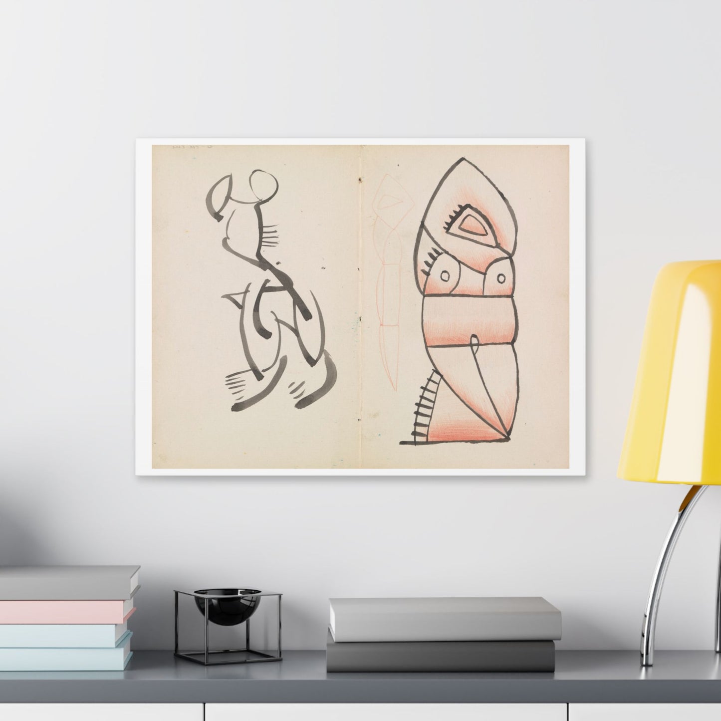 Study for a Figural Sculpture, Crouching Figure (1910-1915) by Henri Gaudier-Brzeska, from the Original, Canvas Art Print