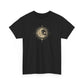 Dark Cross Goth Design Crescent Moon Unisex T-Shirt