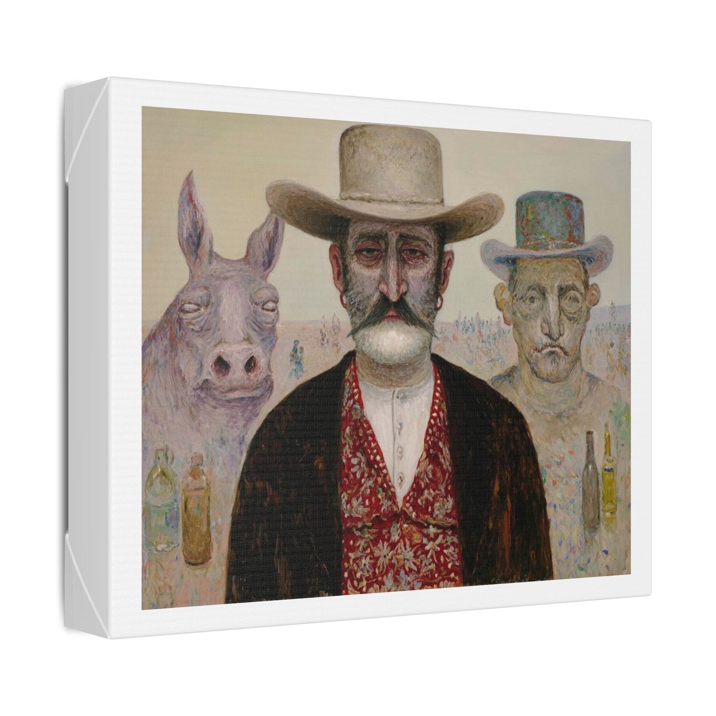 How the West Was Won IV 'Designed by AI' Canvas Art Print