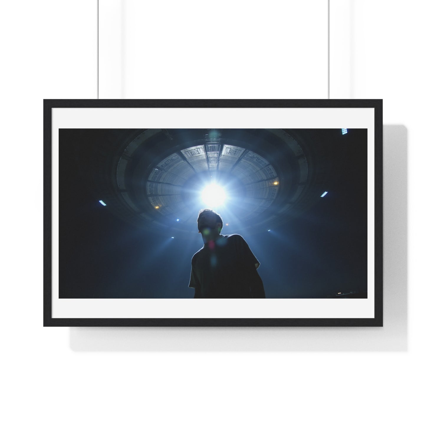 Last Moments Before the Abduction 'Designed by AI' Framed Art Print