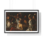 Card and Backgammon Players by Michelangelo Merisi Da Caravaggio, from the Original, Framed Print