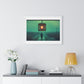 Cinematic Dystopia, Photographic Art 'Designed by AI' Framed Print