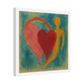 Love and Life in the Art Style of Helen Frankenthaller 'Designed by AI' Canvas Art Print