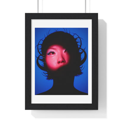 Asian Eye 'Designed by AI' Framed Art Print