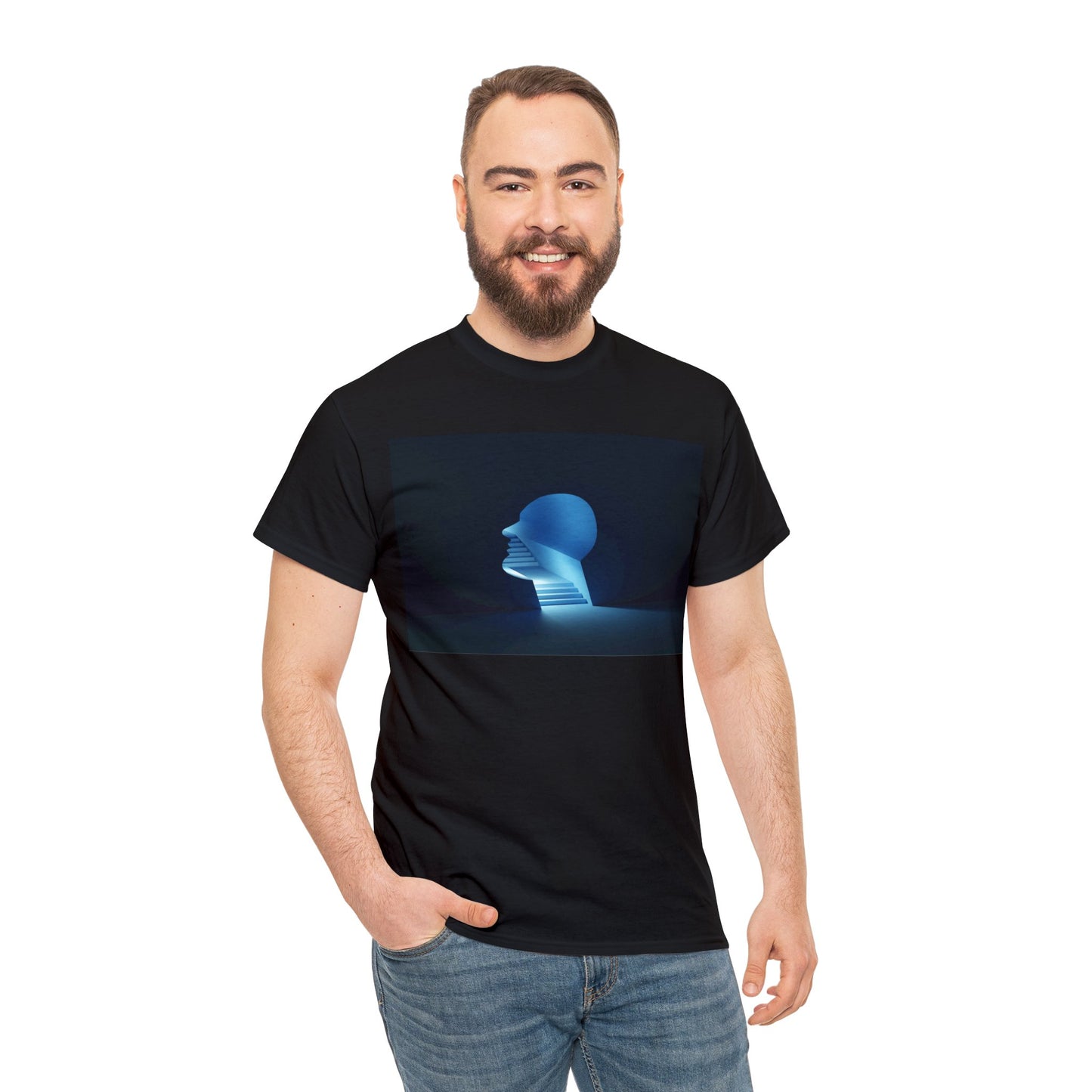 Face Silhouette, Mental Wellness T-Shirt