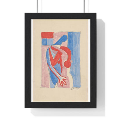 Embrace by Mikuláš Galanda, from the Original, Wooden Framed Print