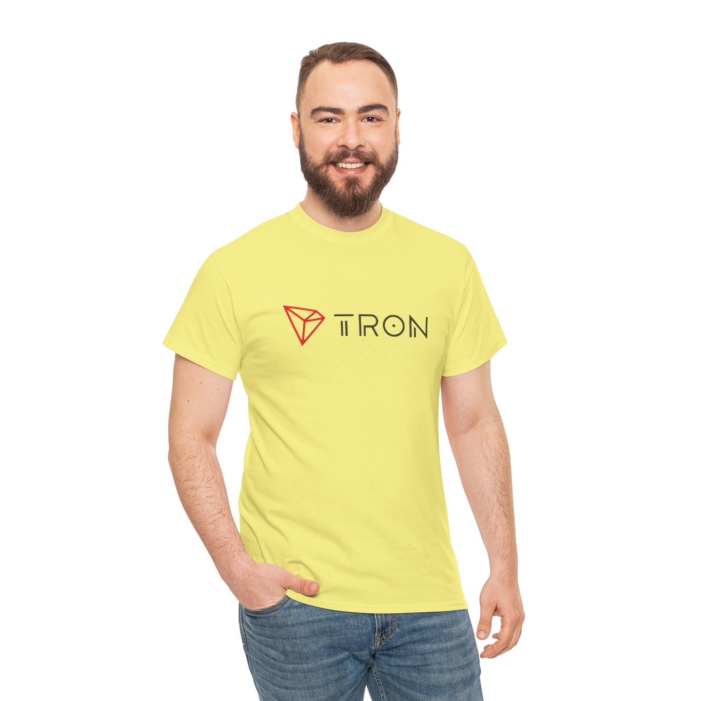 Tron (Blockchain) #TRX Crypto Unisex Heavy Cotton T-Shirt