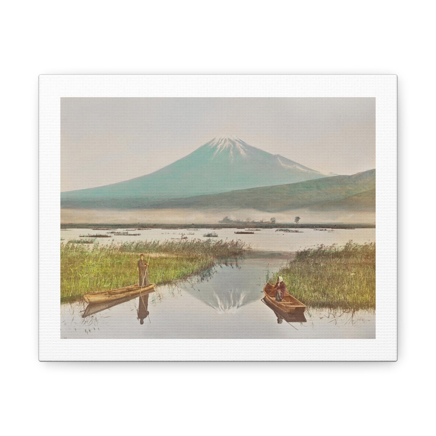 Mount Fuji as Seen from Kashiwabara (1897) by Kazumasa Ogawa, Art Print from the Original on Canvas