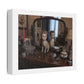 Eclectic Vintage Dressing Table 'Designed by AI' Art Print on Canvas