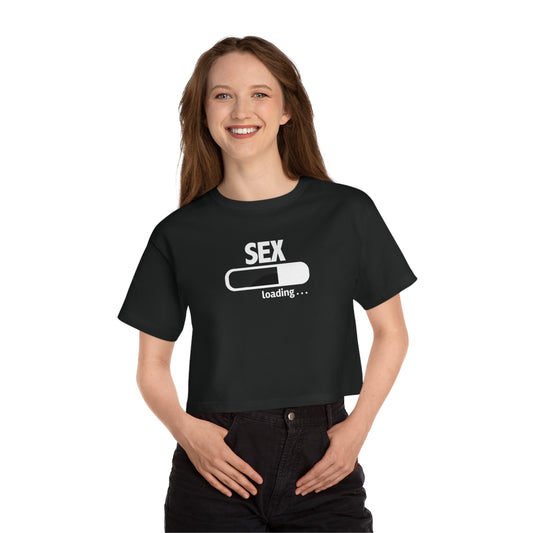 Sex Loading Women's Heritage Cropped T-Shirt