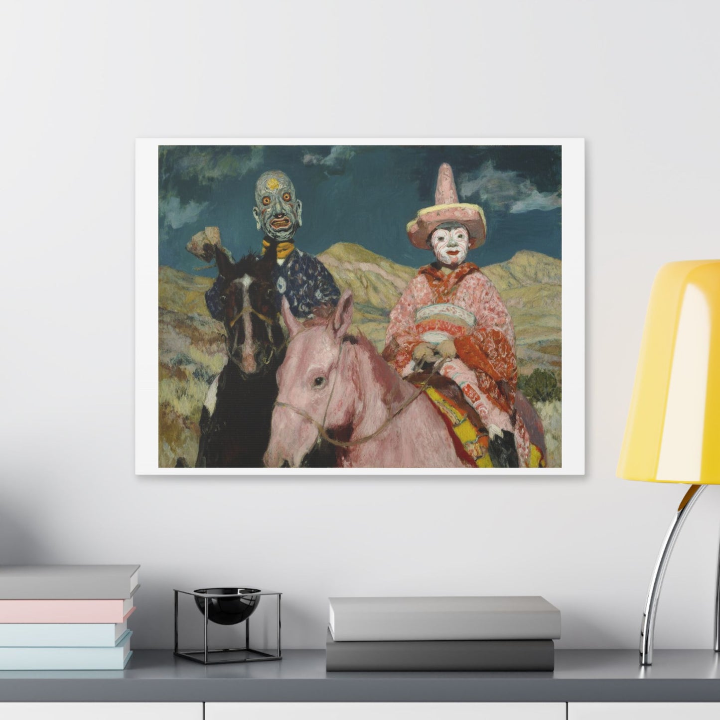How the West Was Won III 'Designed by AI' Canvas Art Print