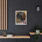 The Walls Have Eyes, Art Print on Satin Canvas, Stretched