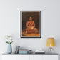 Samoan Woman (1885-1899) by Antonion Zeno Shindler, from the Original, Framed Print