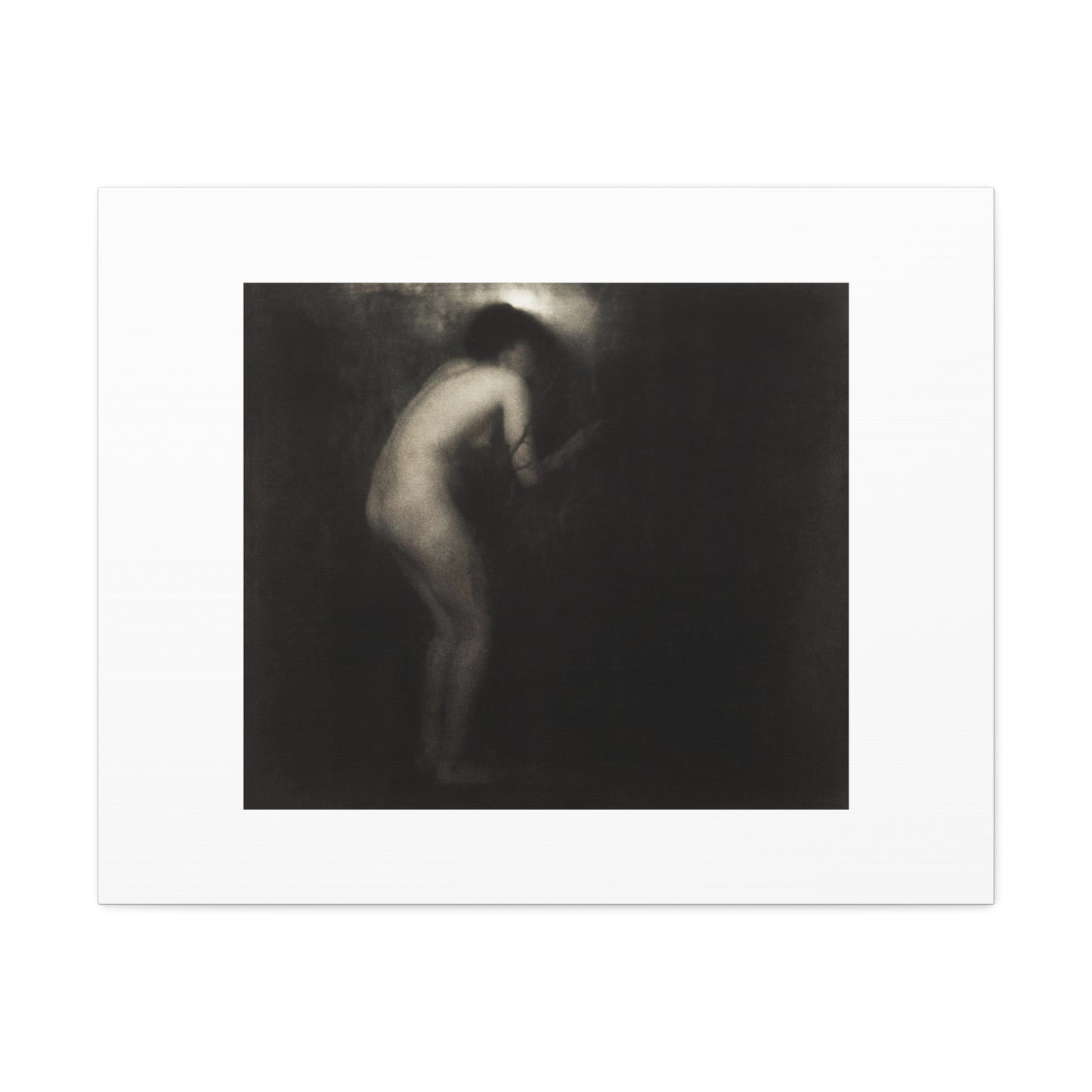 Erotic Vintage Nude 'La Cigale' (1901) by Edward Steichen, from the Original, Art Print on Canvas