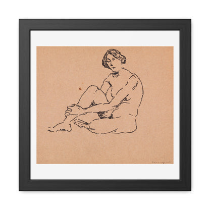 Nude Seated (circa 1910) by Albert Marquet, from the Original, Wooden Framed Print