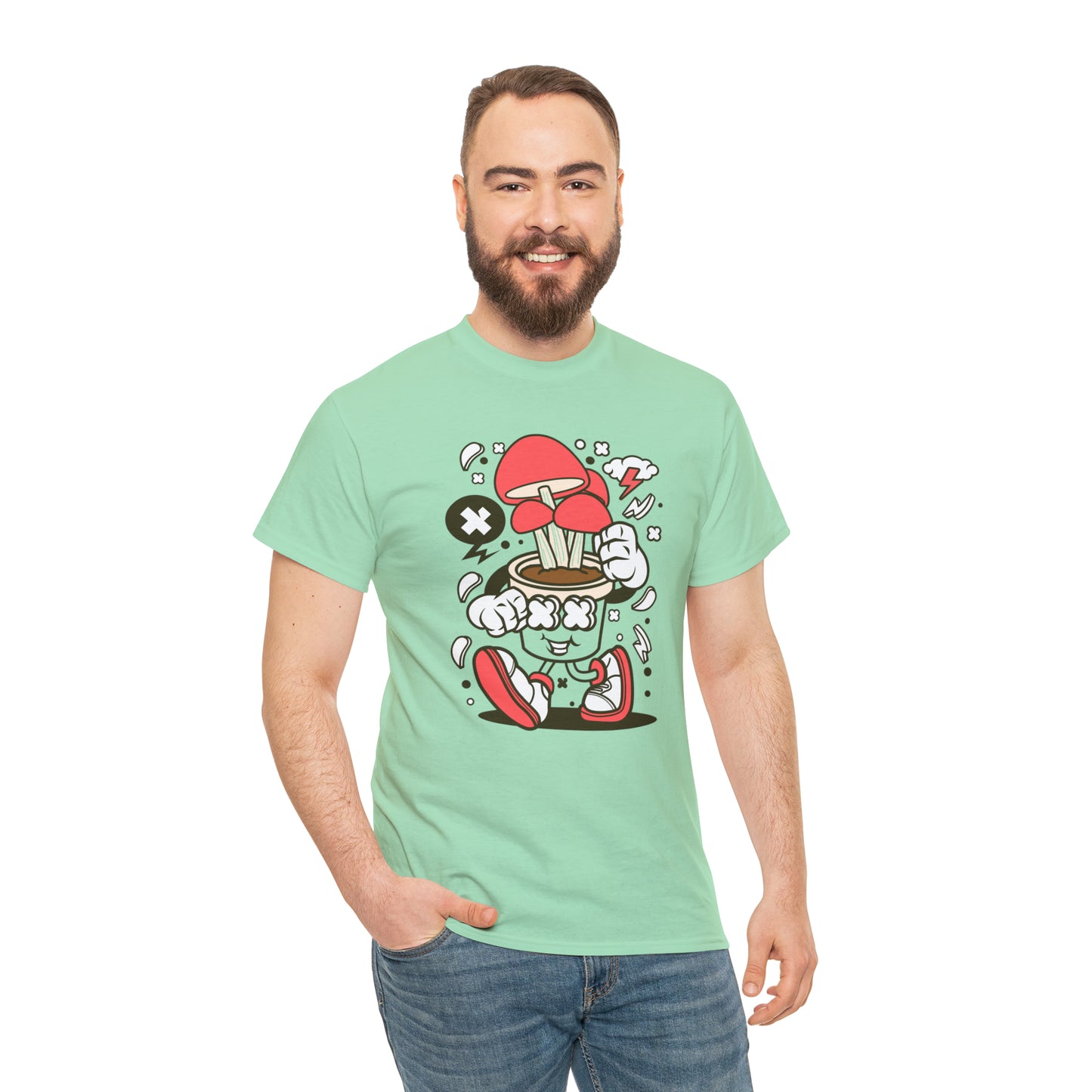 Mushroom Cartoon T-Shirt