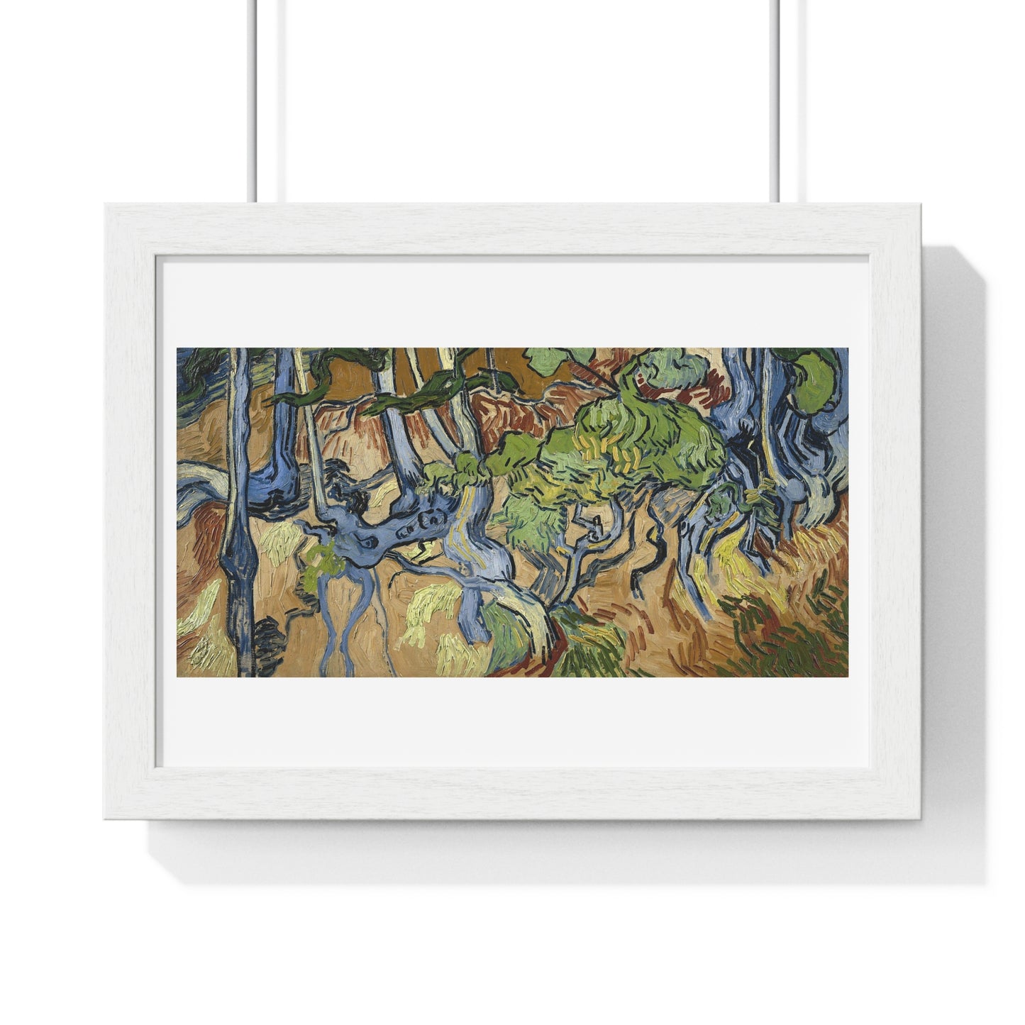 Tree Roots (1890) by Vincent Van Gogh, from the Original, Framed Art Print