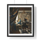 The Allegory of Painting (1666 –1668) by Johannes Vermeer, from the Original, Framed Art Print